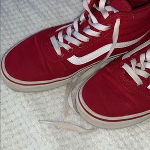 Red High top vans